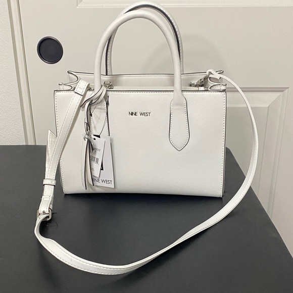 Nine West Handbags - NWT Nine West Optic White Satchel Bag Purse Handbag